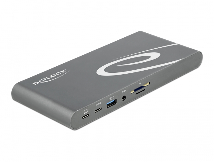 USB Type-C™ DP 1.4 Dockingstation Triple 4K Display - HDMI / DisplayPort / USB / LAN / SD / PD 3.0, Delock® [87772]