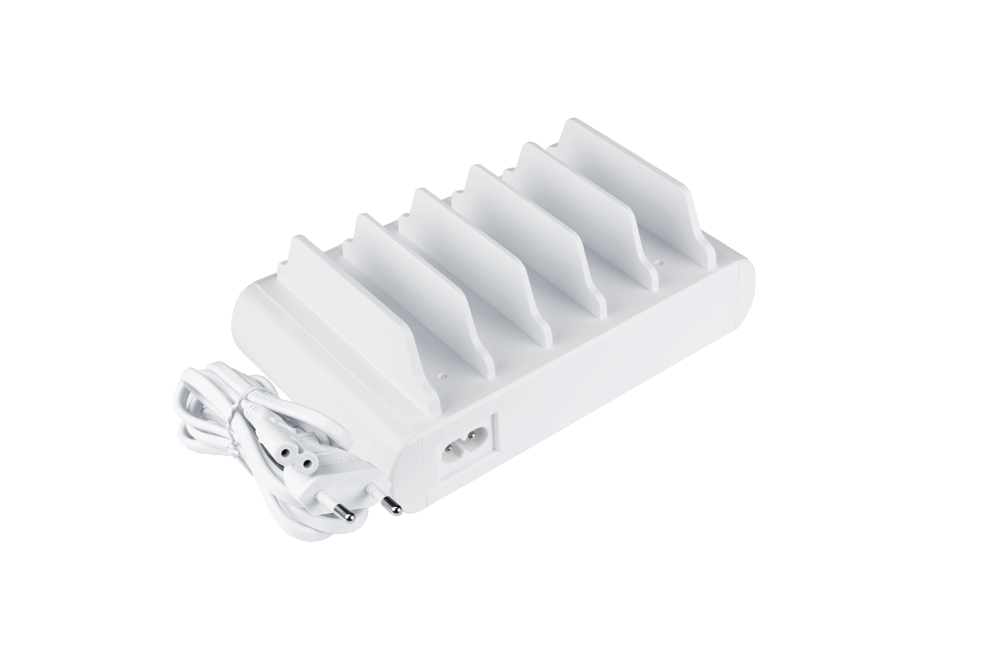 USB-Desktop-Schnellladestation 110W, 10-Port (5x USB-C™ und 5x USB-A), PD 3.0, QC 3.0, weiß, Good Connections®
