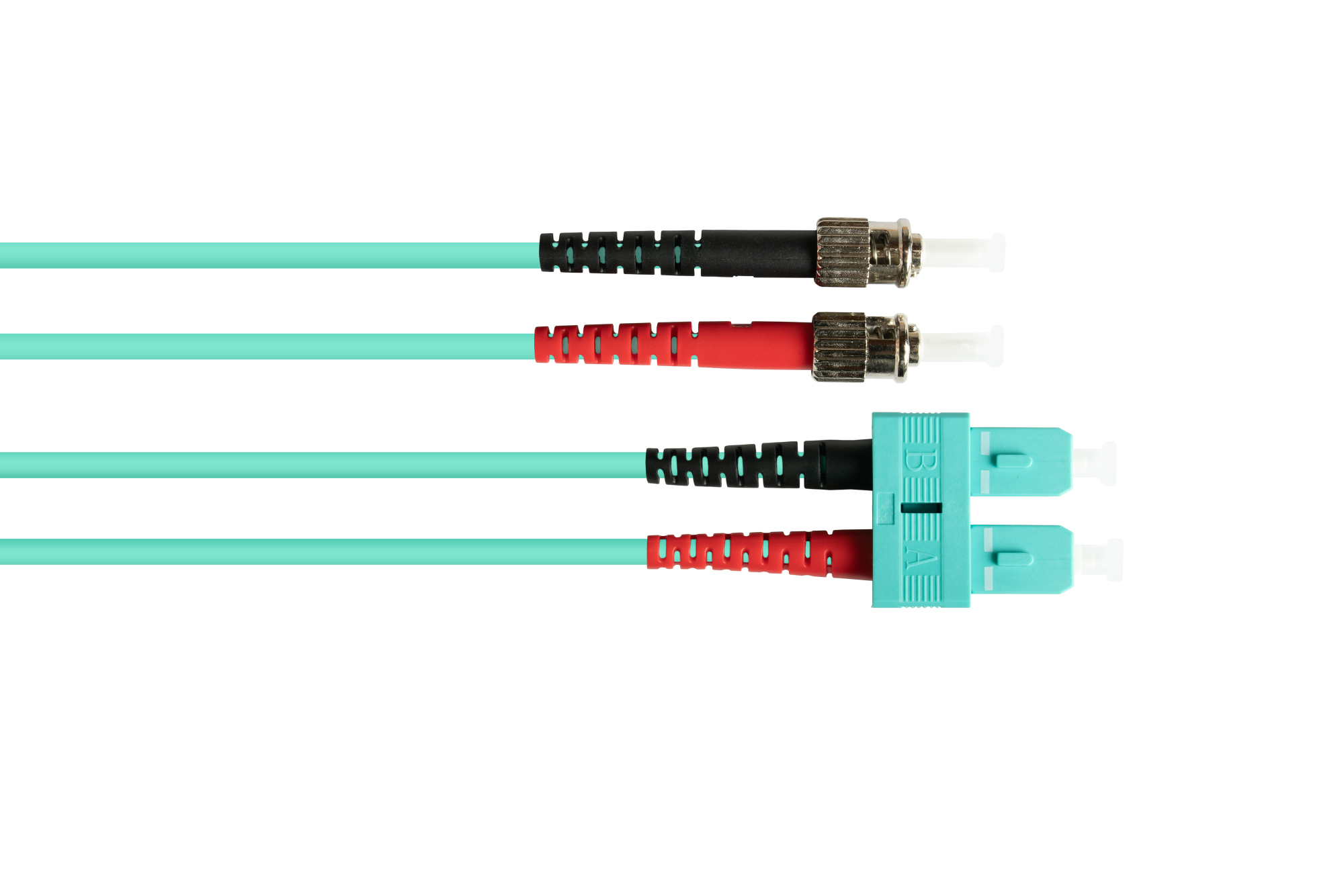 Patchkabel LWL Duplex OM3 (Multimode, 50/125) ST/SC, 7,5m, Good Connections®