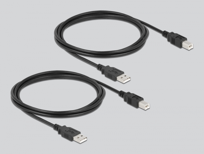 USB 2.0 Switch für 2 PC an 1 Gerät, Delock® [11491]