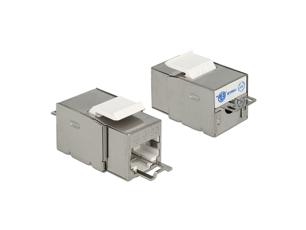 Keystone Modul RJ45 Secure Cat.6 an LSA, Delock® [86404]