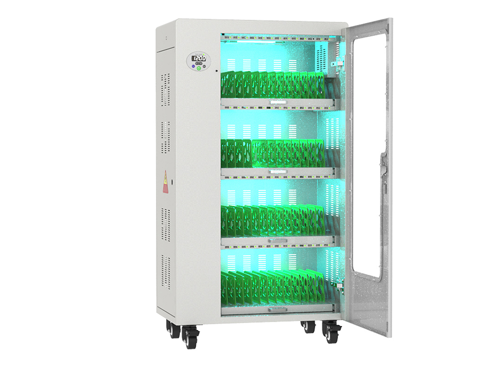 Good Connections® ANTARES PRO T50C Ladewagen bis 11", USB-C™, 30W Port, PD3.0, UVC-Desinfektion, grau