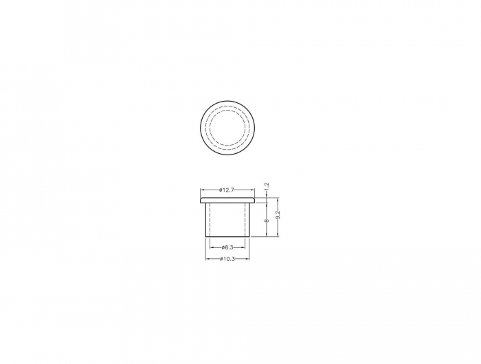 Staubschutz für Cinch Buchse, 10 Stück, schwarz, Delock® [60168]