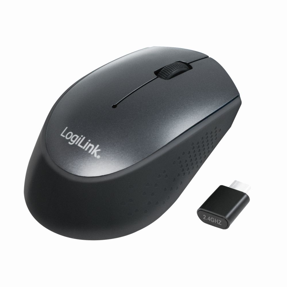 Kabellose USB-C Funk Maus, 2.4 GHz, LogiLink® [ID0160]