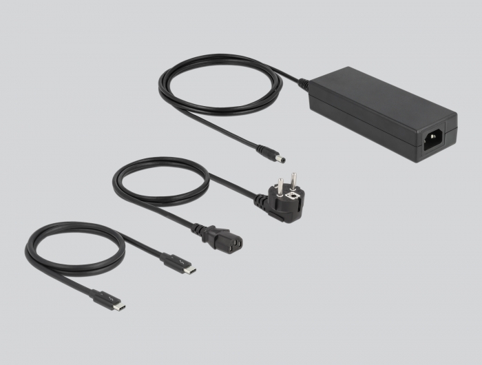 Thunderbolt™ 4 Hub 3 Port mit zusätzlichem SuperSpeed USB 10 Gbps Typ-A Port - 8K, Delock® [64157]