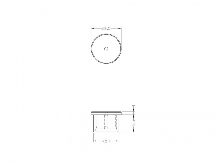 Staubschutz für SMA Stecker, 10 Stück, transparent, Delock® [60163]