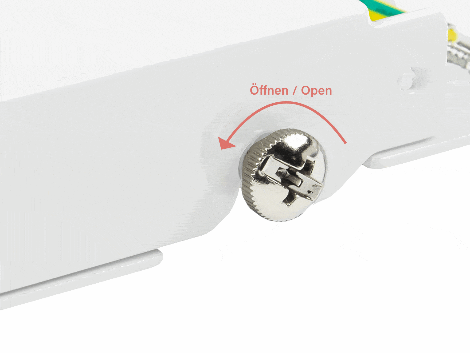Patchpanel 10" Cat. 6, 8-Port, 0,5 HE, STP geschirmt, werkzeugloses Öffnen, Reinweiß (RAL9010), Good Connections®