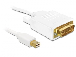Anschlusskabel, Displayport mini Stecker zu DVI 24pin Stecker, 2m, Delock® [82918]