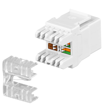 KeyStone Jack Cat. 5e RJ45, LSA, UTP, SNAP-IN