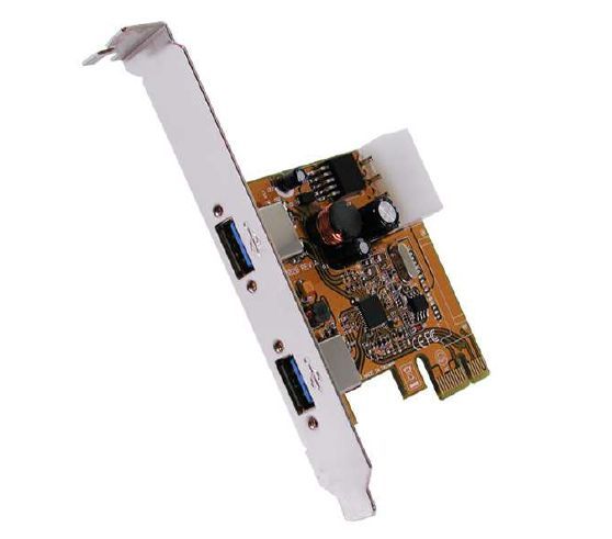 Schnittstellenkarte, USB 3.0 PCI-Express mit 2 Ports (Renesas), Exsys® [EX-11092-2]