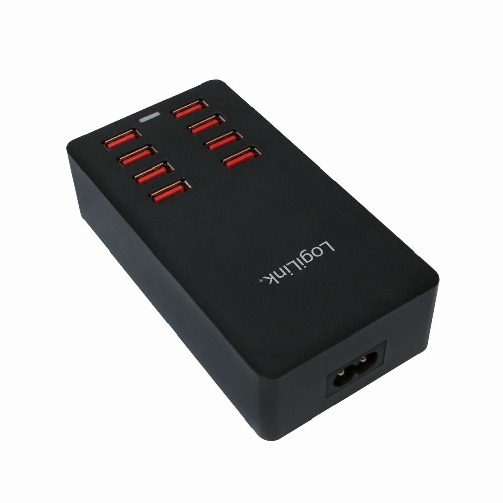 USB Tischladeadapter, 8x USB-Port, 44W, LogiLink® [PA0140]