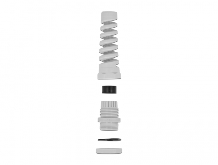 Kabelverschraubung mit Zugentlastung PG13,5 grau, Delock® [60346]