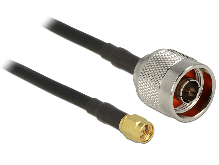 HF N Stecker an SMA Stecker RG58, 5m, Delock® [89465]