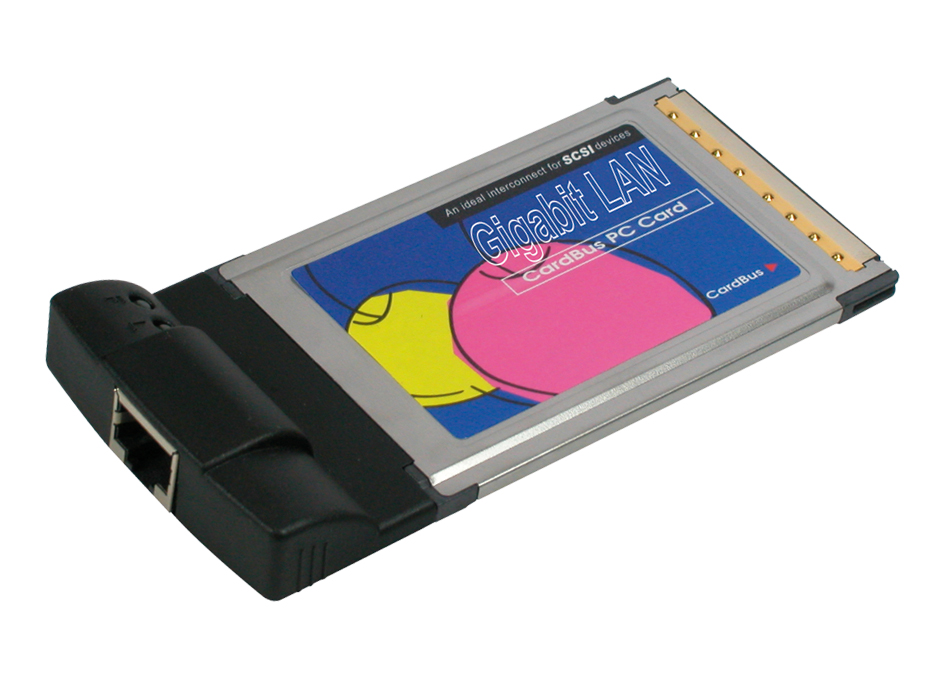 PCMCIA Karte, LAN 1Gibt mit Ageere Chip-Set, Exsys® [EX-6085]
