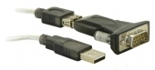 Adapter USB 2.0 Seriell 9pol Stecker, ca. 0,8m, Delock® [61425]
