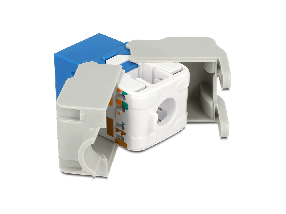 Keystone Modul, Cat.6, RJ45 Buchse an LSA UTP, blau, Delock® [86343]