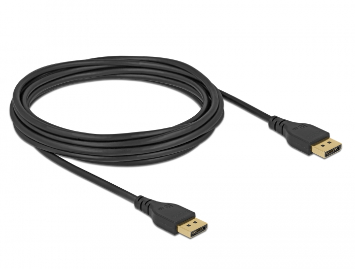 DisplayPort 1.2 Kabel 4K 60 Hz 5 m ohne Einrastfunktion, Delock® [85912]