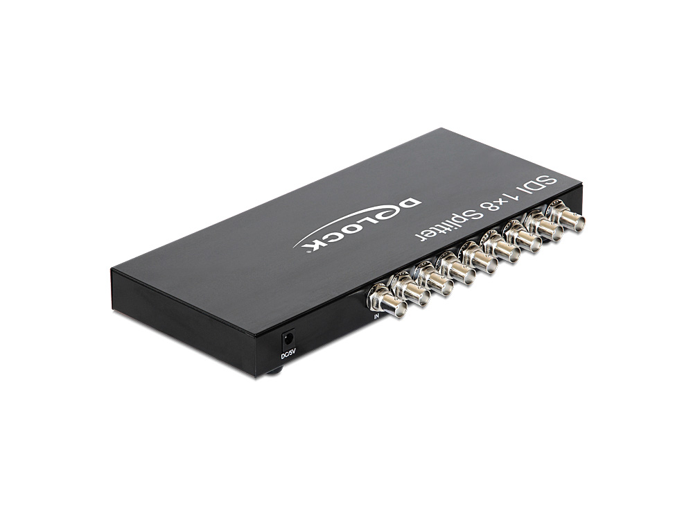 Splitter 3G-SDI 1 x BNC Buchse an 8 x BNC Buchse, Delock® [93253]