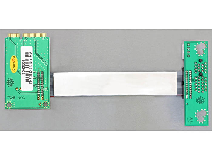 MiniPCIe Riser Karte >PCIe x1 flex, Delock® [41305]
