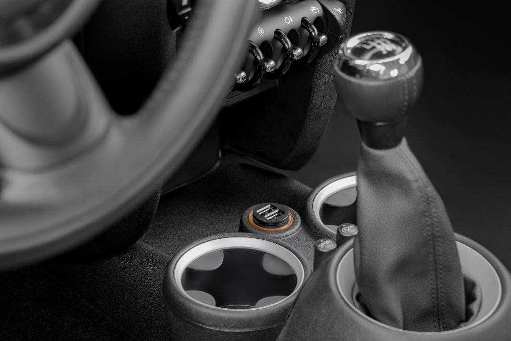 KFZ USB-Ladeadapter, 2-Port, 3,1 A, schwarz