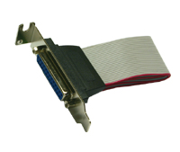LowProfile Slotkabel 25 Pin Parallel 30cm länge, Exsys® [EX-K41005]